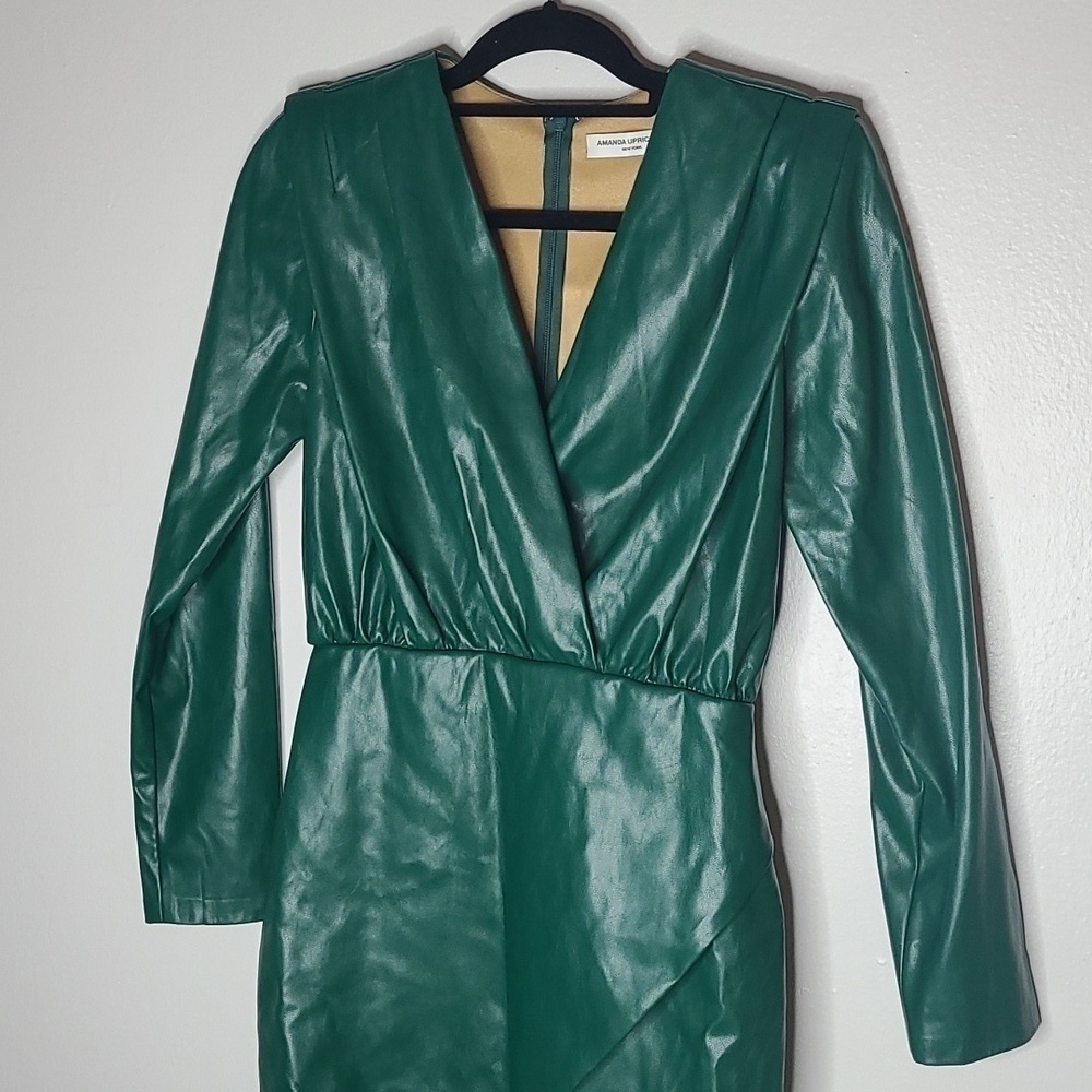 AMANDA UPRICHARD CONTESSA Green DRESS - Picture 3 of 13